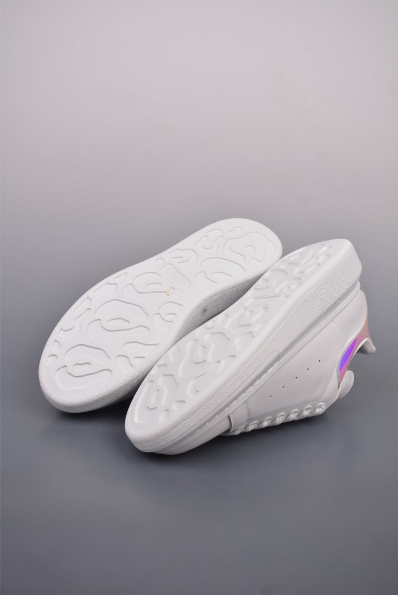 Alexander McQueen Platform Sneaker 'White / Blue / Gold' view