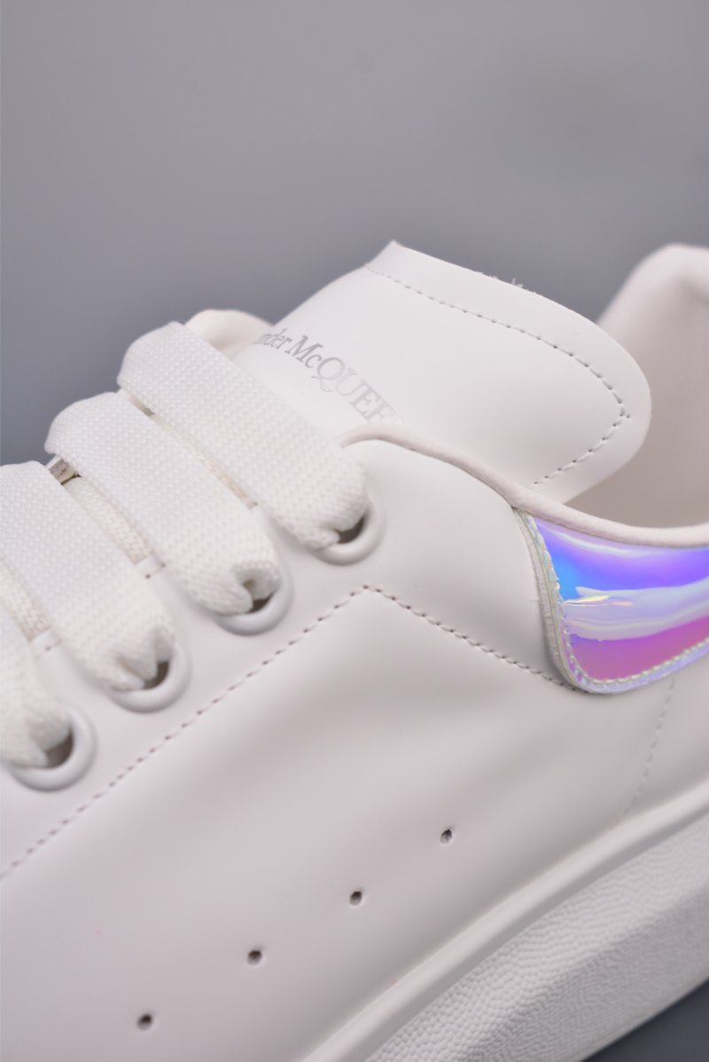 Alexander McQueen Platform Sneaker 'White / Blue / Gold' view