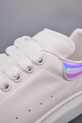 Alexander McQueen Platform Sneaker 'White / Blue / Gold' view 25