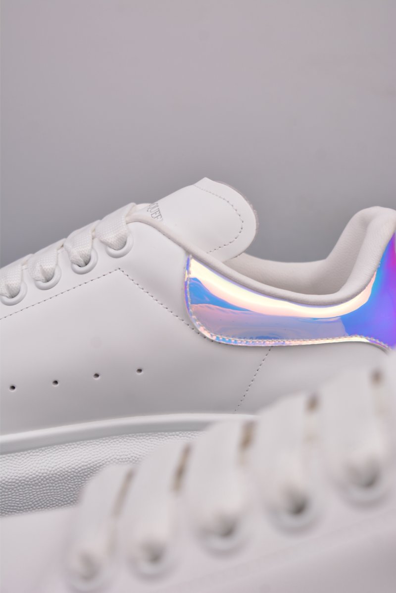 Alexander McQueen Platform Sneaker 'White / Blue / Gold' view
