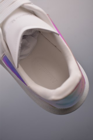 Alexander McQueen Platform Sneaker 'White / Blue / Gold' view 27