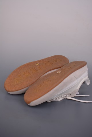 Alexander McQueen Oversized Sneaker 'White' view 3