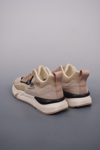 Balenciaga Sneaker Fleece Lined 'Rose Pink / Black' view 2