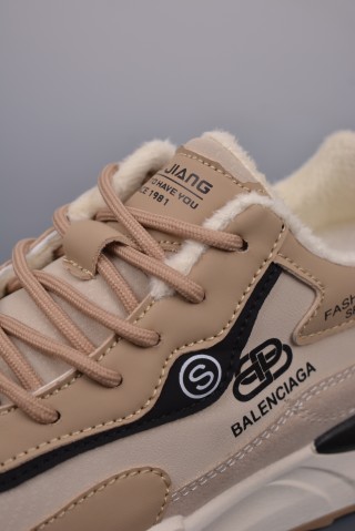 Balenciaga Sneaker Fleece Lined 'Rose Pink / Black' view 7