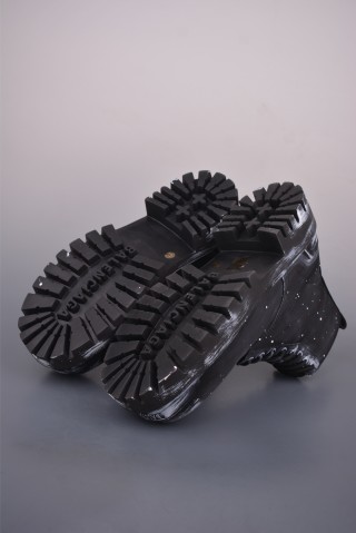 Balenciaga Distressed Martin Boot view 3