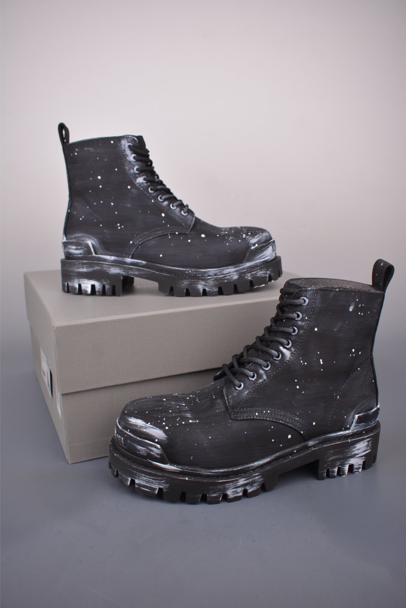 Balenciaga Distressed Martin Boot view