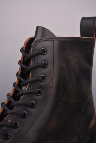 Balenciaga Distressed Martin Boot 'Brown' view 7