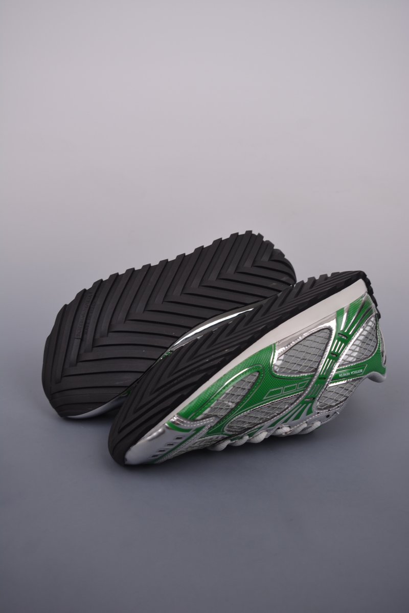 Bottega Veneta Orbit Runner 'Silver' view