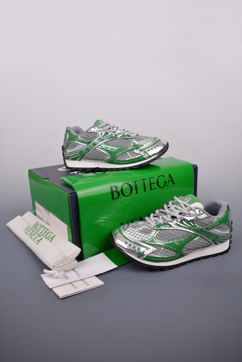 Bottega Veneta Orbit Runner 'Silver' view