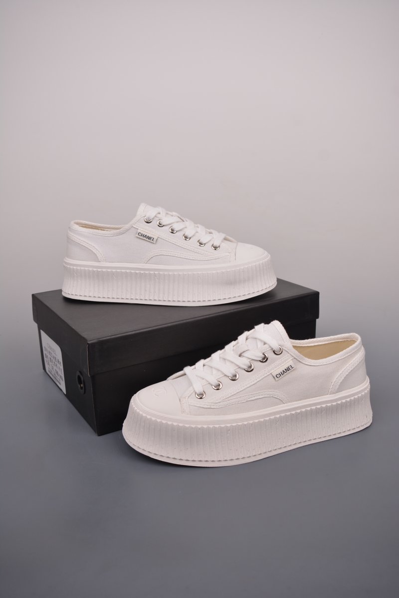 Chanel Canvas Sneaker 'Red' view
