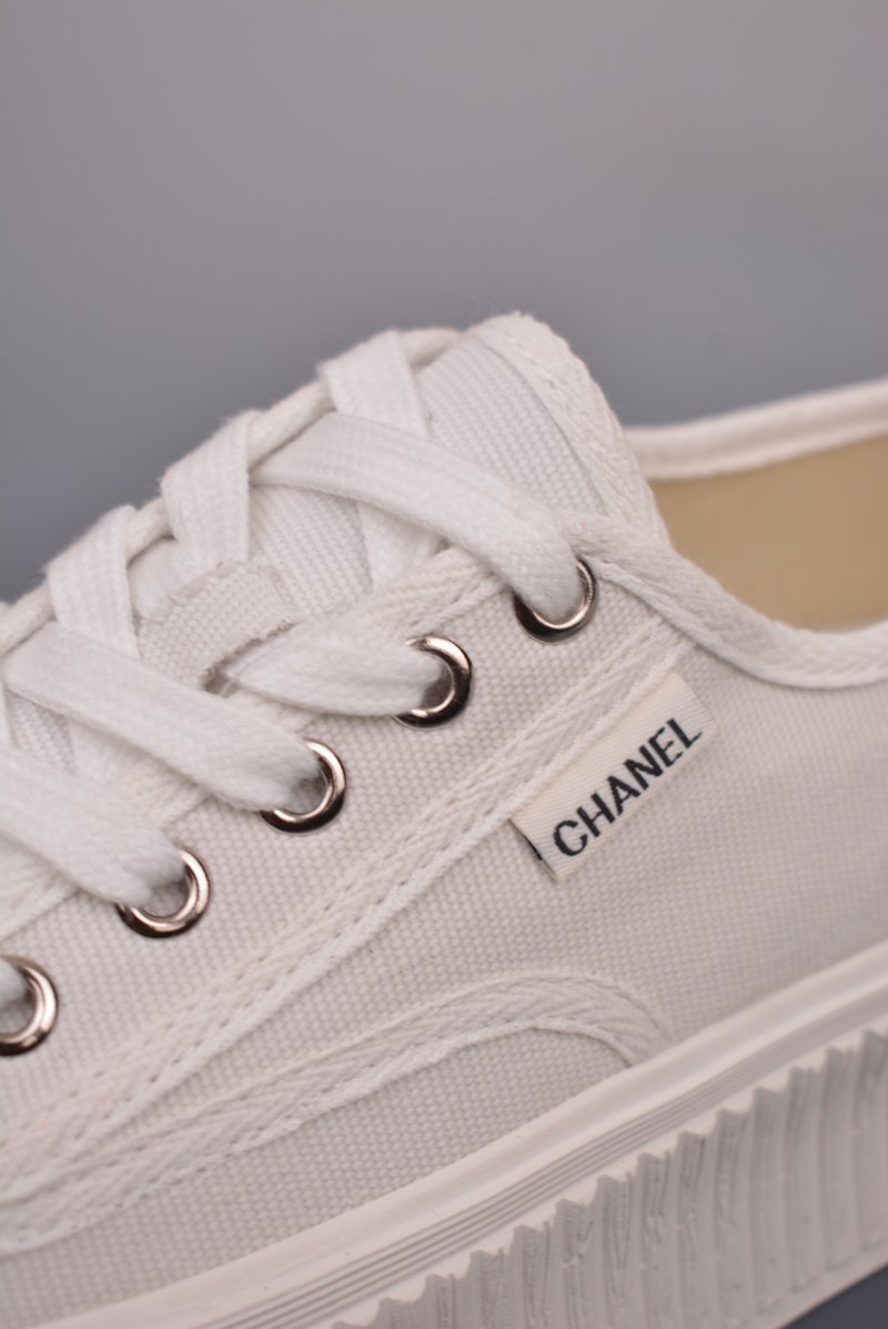 Chanel Canvas Sneaker 'Red' view