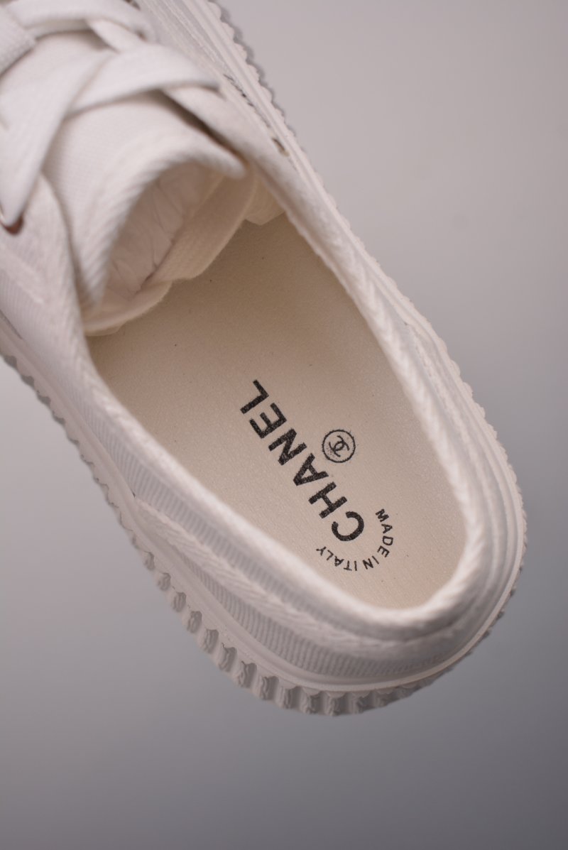 Chanel Canvas Sneaker 'Red' view
