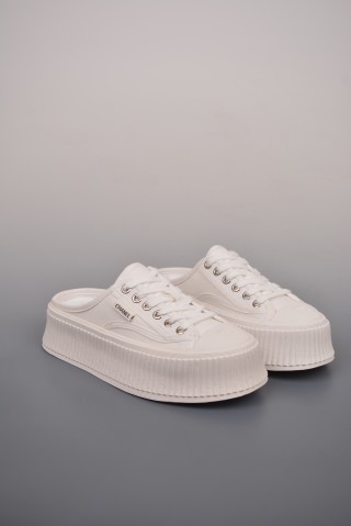 Chanel Canvas Slip-On 'Red' view 1