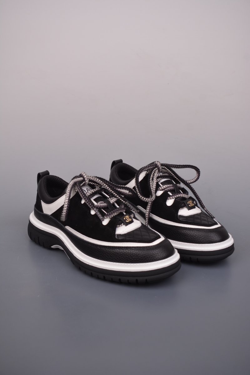 Chanel C Logo Platform Sneaker