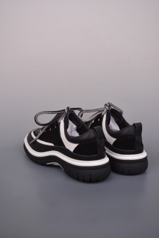 Chanel C Logo Platform Sneaker view 2