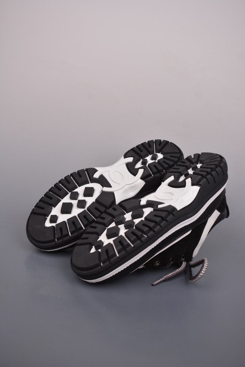 Chanel C Logo Platform Sneaker view