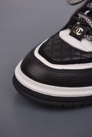 Chanel C Logo Platform Sneaker view 6