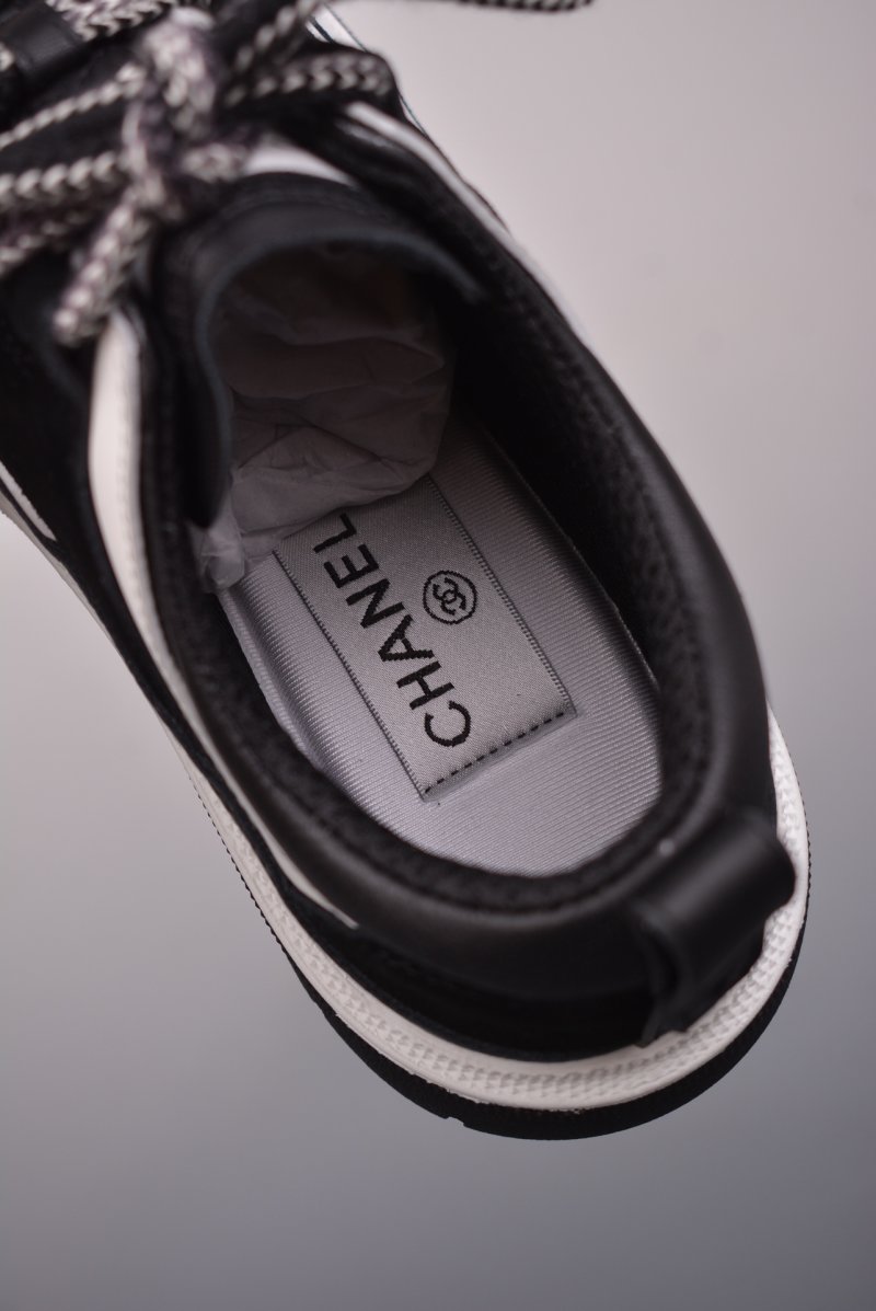 Chanel C Logo Platform Sneaker view