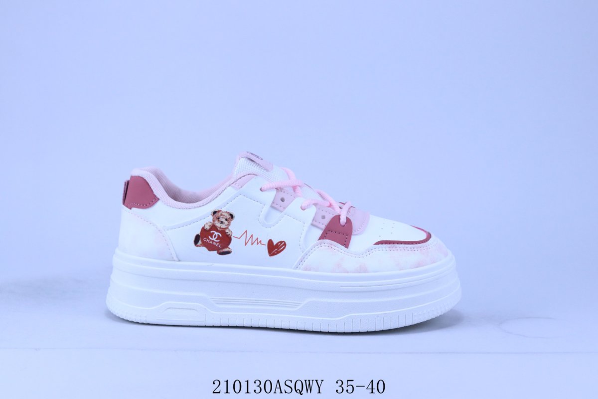 Chanel High-Top Platform Shoe 'Red'
