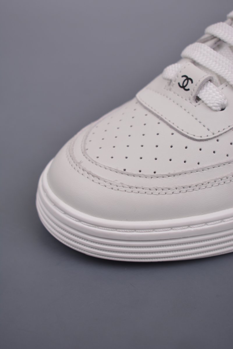 Chanel Low-Top Sneaker 'Black / White / Red' view
