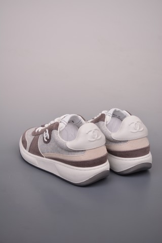 Chanel 24H 3D Platform Sneaker 'Gold / Silver' view 2