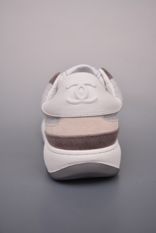 Chanel 24H 3D Platform Sneaker 'Gold / Silver' view 4