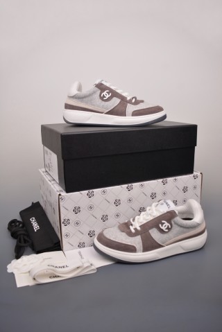Chanel 24H 3D Platform Sneaker 'Gold / Silver' view 5
