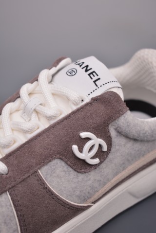 Chanel 24H 3D Platform Sneaker 'Gold / Silver' view 7