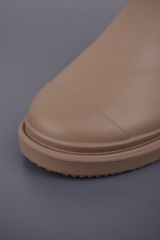 Chanel C Logo Rain Boot 'Black' view 6