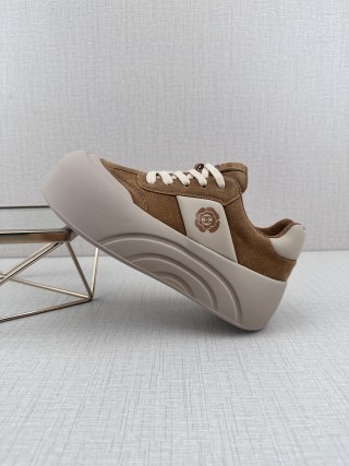 Chanel Q11 Platform Sneaker 'Black / White' view 1