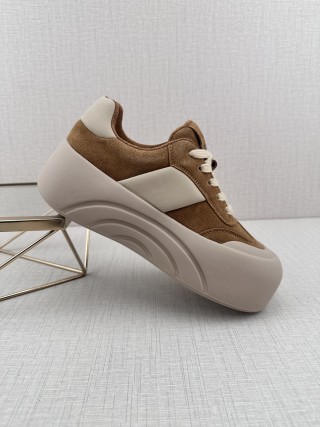 Chanel Q11 Platform Sneaker 'Black / White' view 2