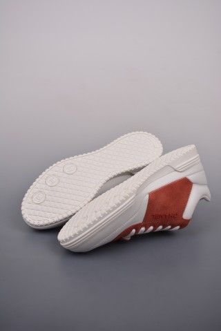 Chanel Low-Top Sneaker 'White / Red' view 3