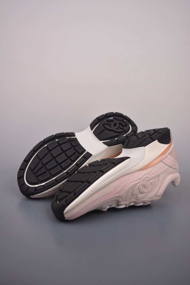 Chanel Wool Skateboard Shoe 'Gold' view