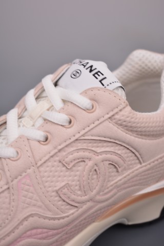 Chanel Wool Skateboard Shoe 'Gold' view 7