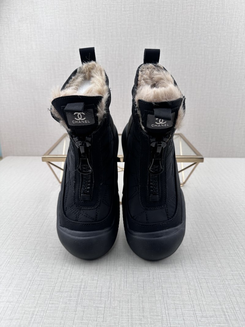 Chanel Q11 High-Top Platform Sneaker 'White' view