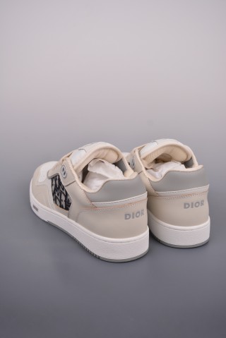 Dior B27 Oblique Low-Top Sneaker 'Black / White / Beige' view 2