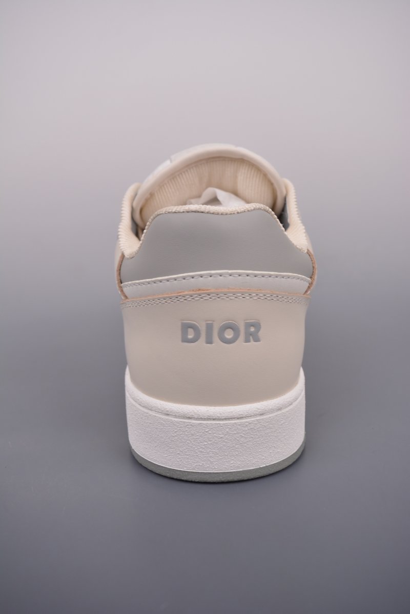 Dior B27 Oblique Low-Top Sneaker 'Black / White / Beige' view