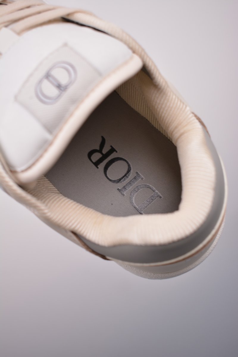 Dior B27 Oblique Low-Top Sneaker 'Black / White / Beige' view