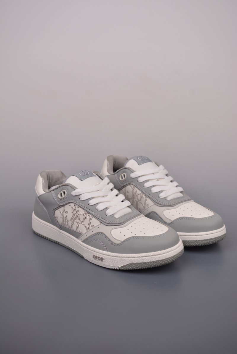 Dior B27 Oblique Low-Top Sneaker 'Black / White / Beige' view