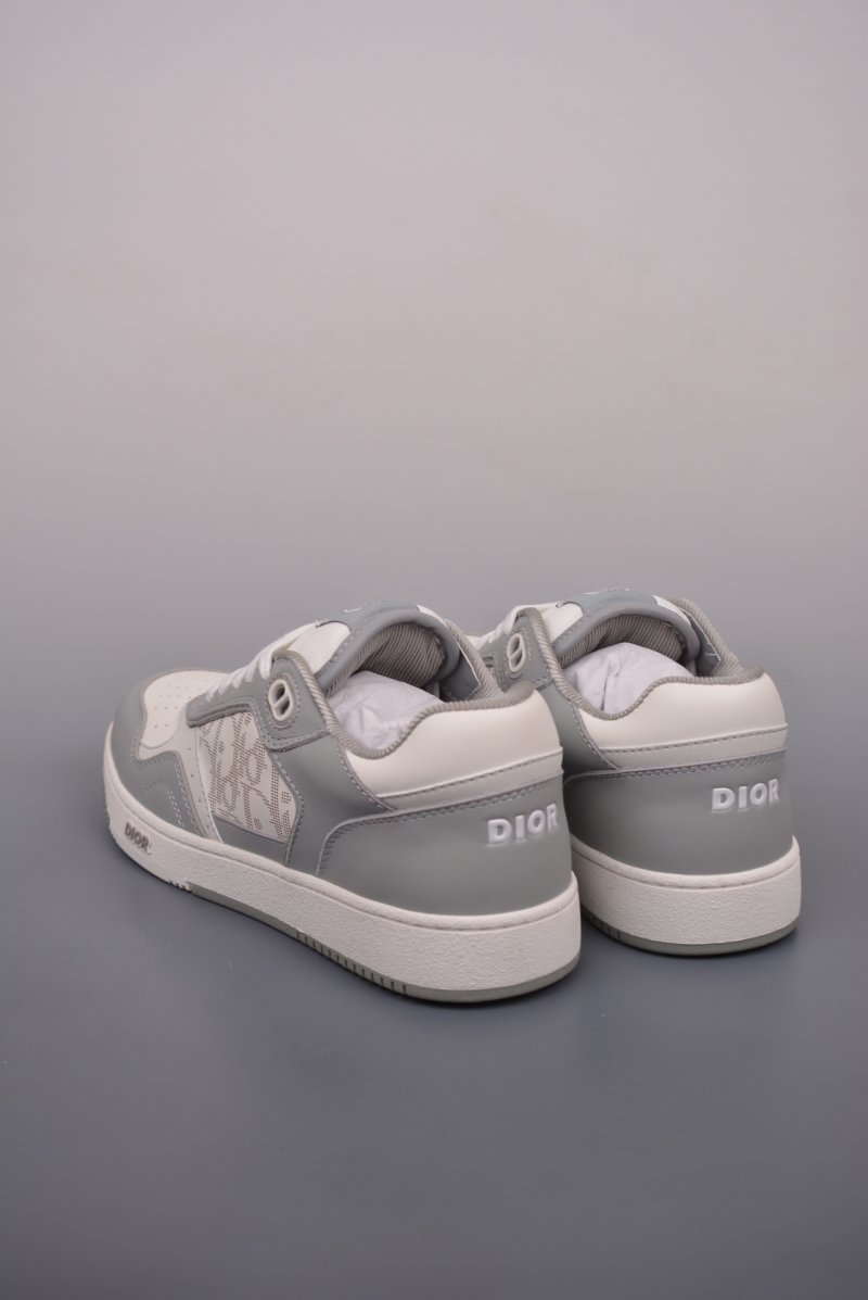Dior B27 Oblique Low-Top Sneaker 'Black / White / Beige' view
