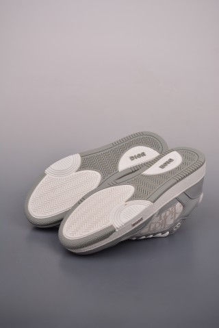 Dior B27 Oblique Low-Top Sneaker 'Black / White / Beige' view 12