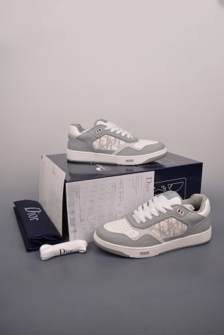 Dior B27 Oblique Low-Top Sneaker 'Black / White / Beige' view 14