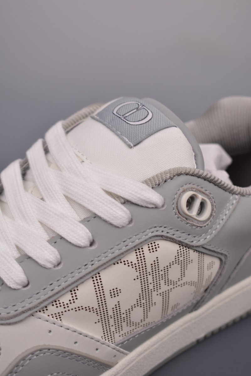 Dior B27 Oblique Low-Top Sneaker 'Black / White / Beige' view