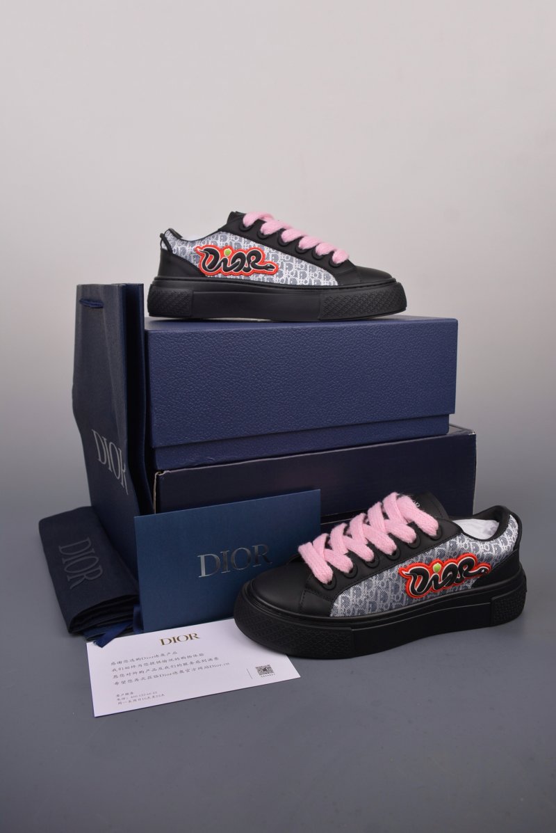 Dior B33 'Oblique' '30 Avenue Montaigne' 'Black / Pink / Yellow' view