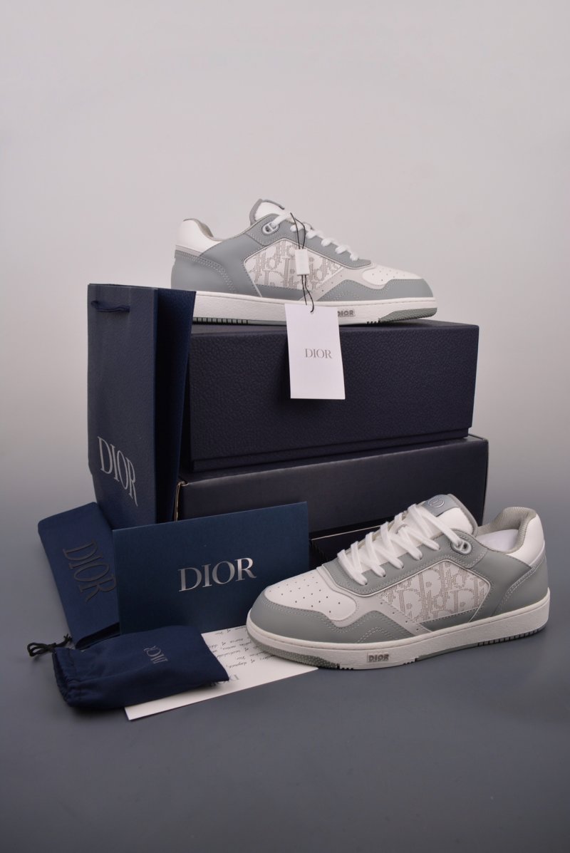 Dior B27 Oblique 'Cream / Black / Grey' view