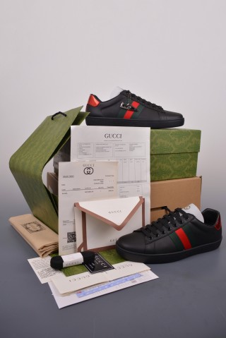 Gucci Ace Embroidered Low-Top 'White' view 5