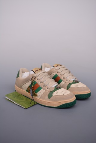 Gucci Distressed Screener Sneaker view 1