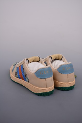 Gucci Distressed Screener Sneaker view 11