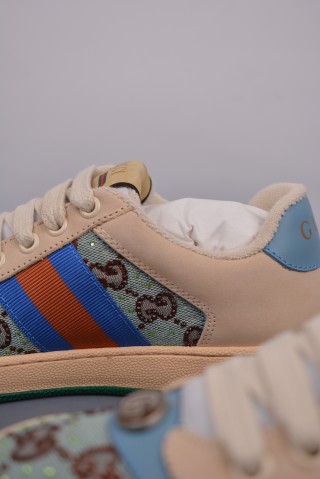 Gucci Distressed Screener Sneaker view 17