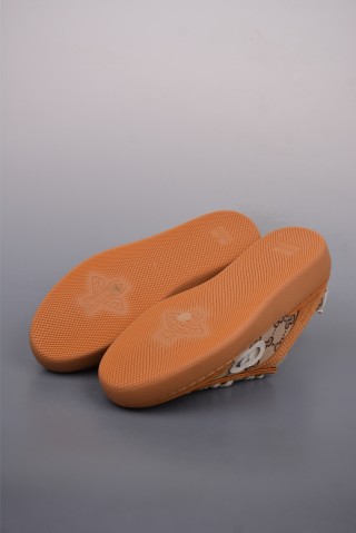 Gucci Interlocking G Suede Sneaker 'Gold' view 3